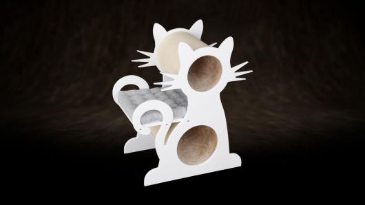 un chat de taille moyenne un chat de taille moyenne