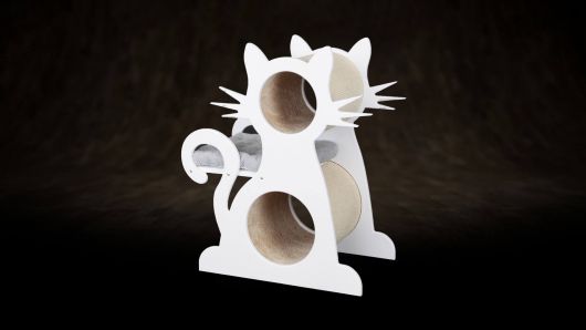 un chat de taille moyenne un chat de taille moyenne